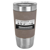 Tr 606 House Music Design Faded Distressed Style Leatherette Tumbler | Artistshot