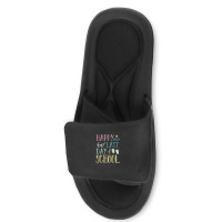 Happy Last Day Of School Flip Flops Glasses Summer Teacher Slide Sandal | Artistshot