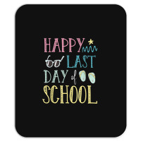 Happy Last Day Of School Flip Flops Glasses Summer Teacher Mousepad | Artistshot