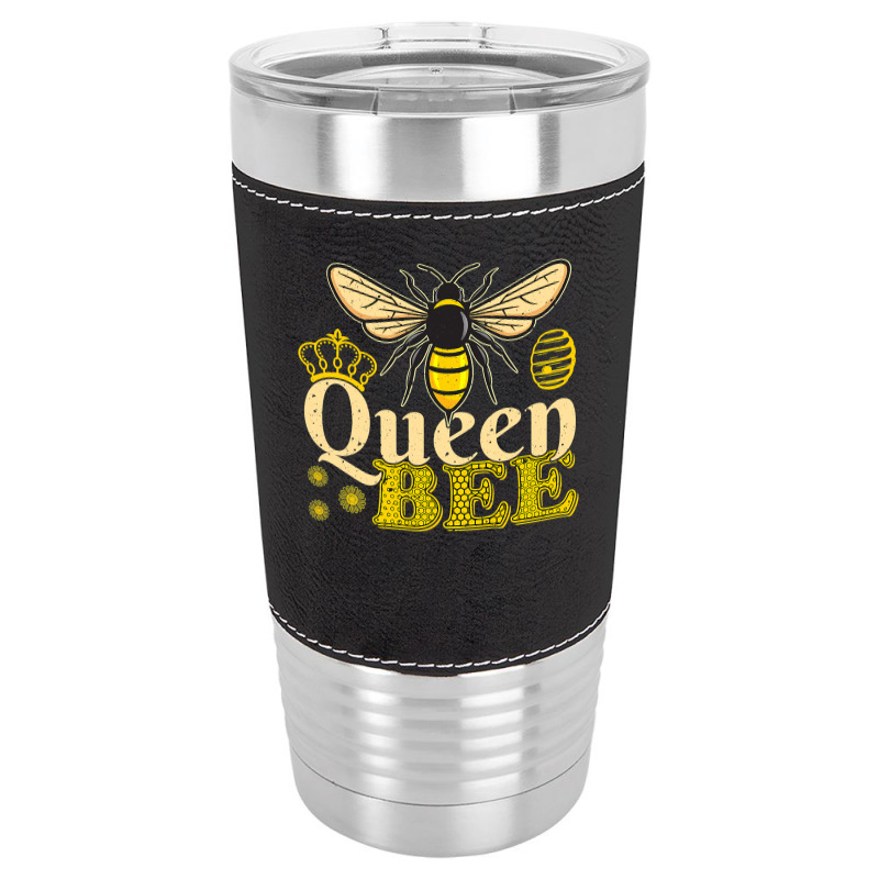 Bee Beekeeper Funny Honey Bees Lover Beekeeper Queen Bee 178 Hive Beek Leatherette Tumbler | Artistshot