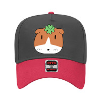 Lucky Guinea Pig Face Adjustable Baseball Cap | Artistshot