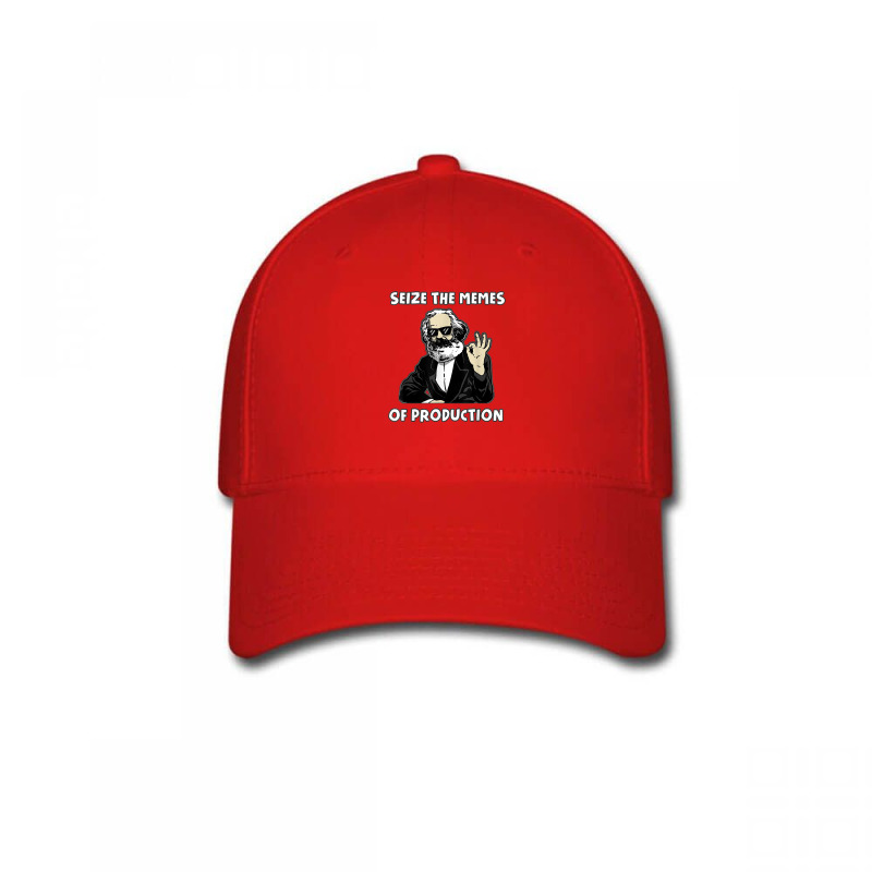 Seize The Memes Of Production Funny Karl Marx Communist Meme Baseball Cap by xodagahewe | Artistshot