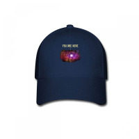 You Are Here Milky Way Galaxy Astronomy Funny Tees Baseball Cap | Artistshot