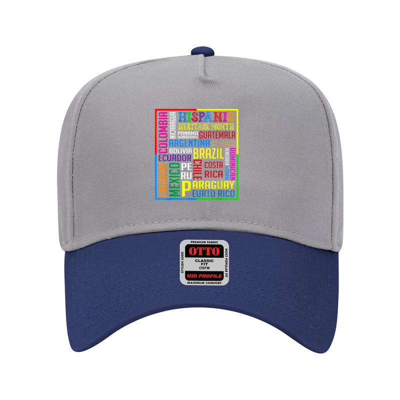 All Latin American Latino Hispanic Heritage Month Adjustable Baseball Cap by LemonJack | Artistshot