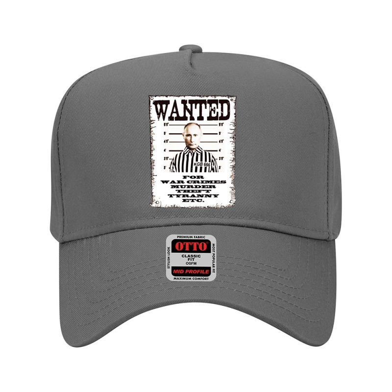 Wanted Dead Or Alive Putin War Crimes Adjustable Baseball Cap by halahbohk | Artistshot