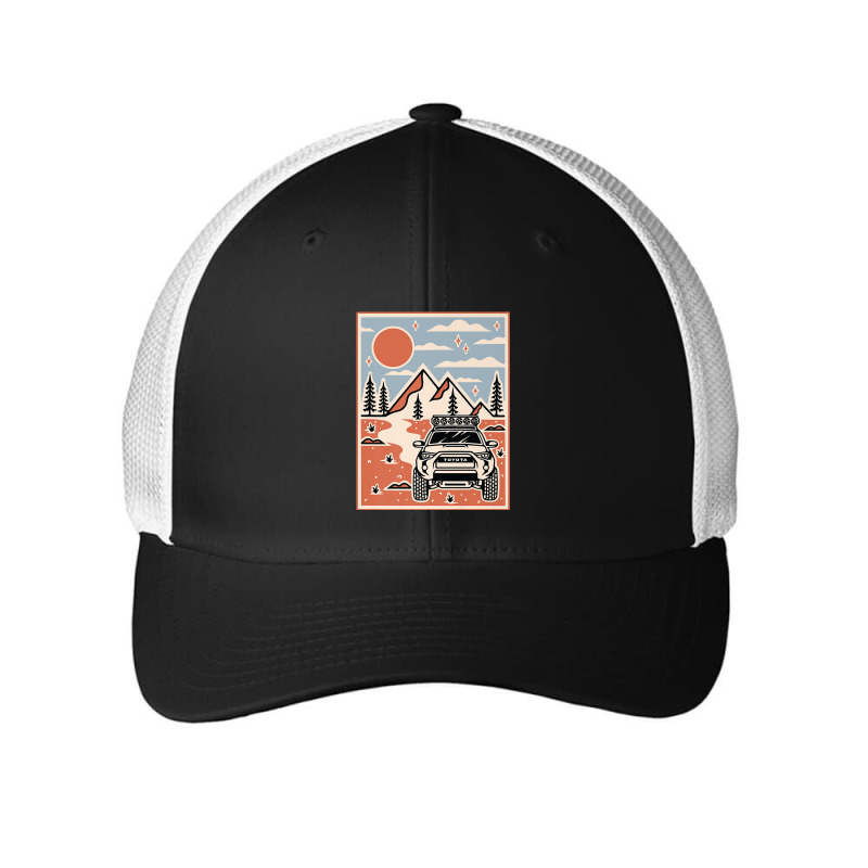 Trail 4runner Overlanding Vibes Premium T Shirt Mesh cap by cm-arts | Artistshot