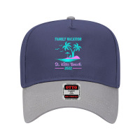 Family Vacation 2022 Vintage Lost Paradise St. Kitts Beach Premium Adjustable Baseball Cap | Artistshot