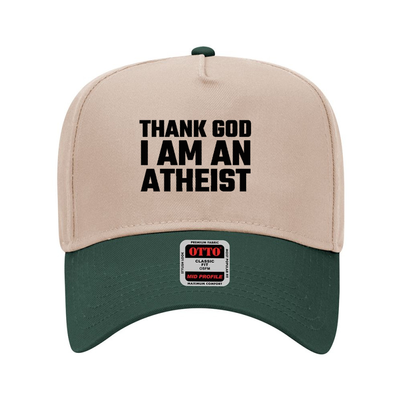 Atheism Anti Religion Quote Funny Atheism Quote Richard Dawkins Essent Adjustable Baseball Cap by designtopall | Artistshot