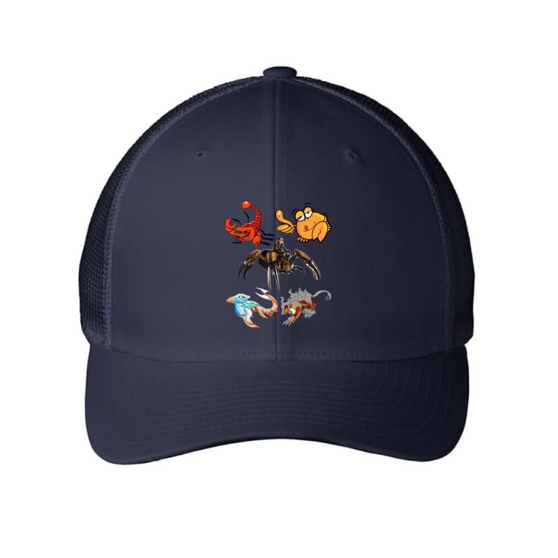 Crustaceancore Ocean Lovers Sea Life Animal Lovers 4 Mesh Cap | Artistshot