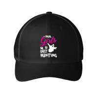 Real Girls Go Ghost Hunting For A Paranormal Investigation Pullover Ho Mesh Cap | Artistshot