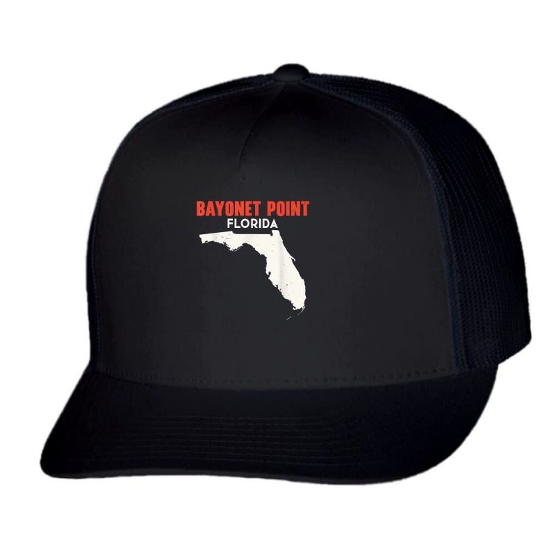 Bayonet Point Florida Usa State America Travel Floridian T Shirt Trucker Cap | Artistshot