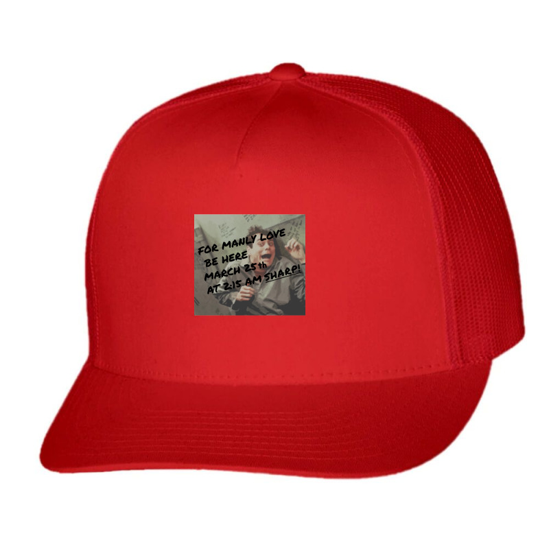 Dumb And Dumber Manly Love Trucker Cap | Artistshot