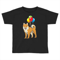 Dog Lover T  Shirt Icelandic Sheepdog Dog With Ballons T  Shirt Toddler T-shirt | Artistshot