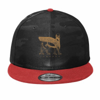 Lamassu Winged Lion Assyrian Sumerian Mesopotamia Camo Snapback | Artistshot