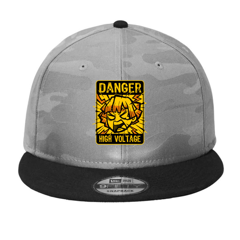 High Voltage Camo Snapback by cm-arts | Artistshot