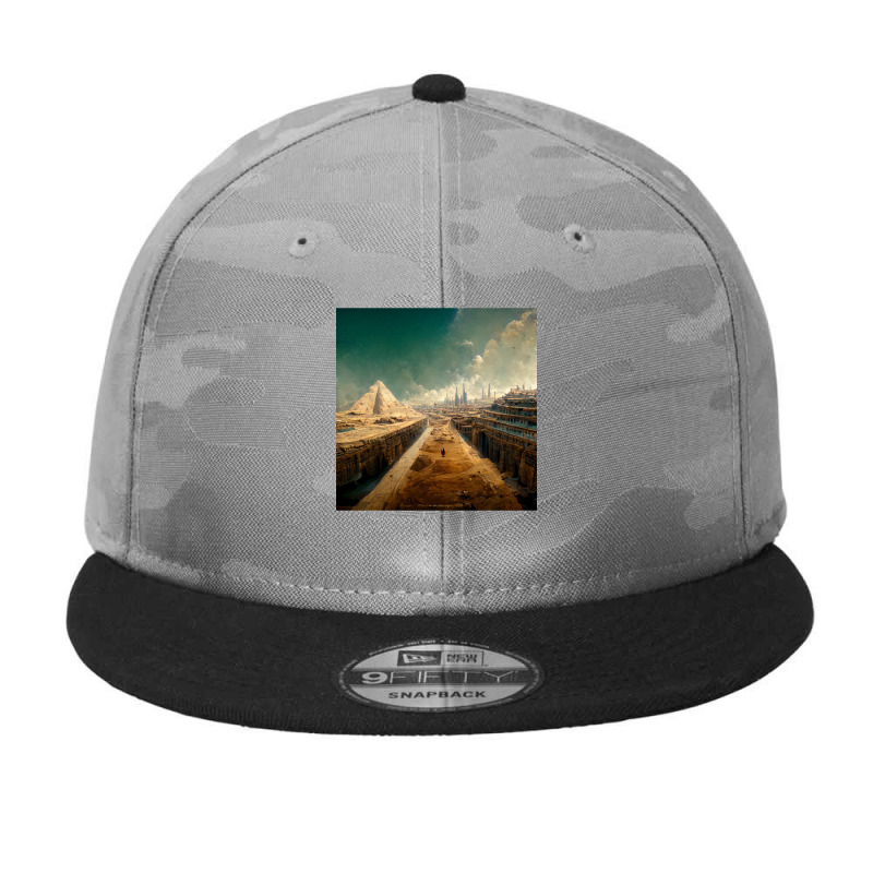 The Time Of The Pharaohs Camo Snapback by cm-arts | Artistshot