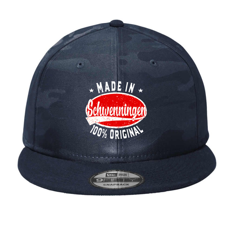 Schwenningen Retro Camo Snapback by Cilukba | Artistshot