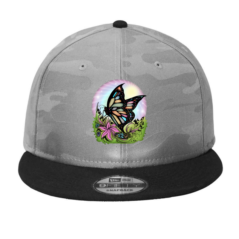 Butterfly Serenity, Butterfly Serenity Vintage, Butterfly Serenity Lov Camo Snapback by SHOPTTTTR5 | Artistshot