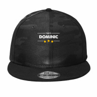 Dominic Family Surname  Team Dominic  Last Name T Shirt Camo Snapback | Artistshot