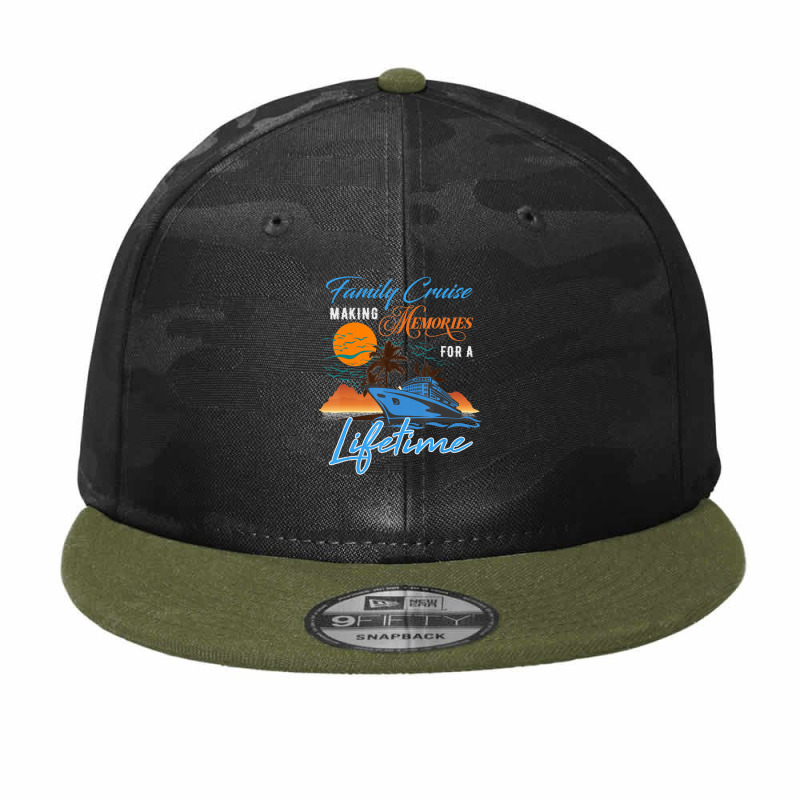 Family Cruise Making Memories For A Lifetime Men Women Kids Camo Snapback by Koyanho62 | Artistshot