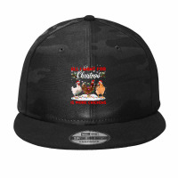 All I Want For Christmas Is More Chickens Santa Hat Lights Camo Snapback | Artistshot