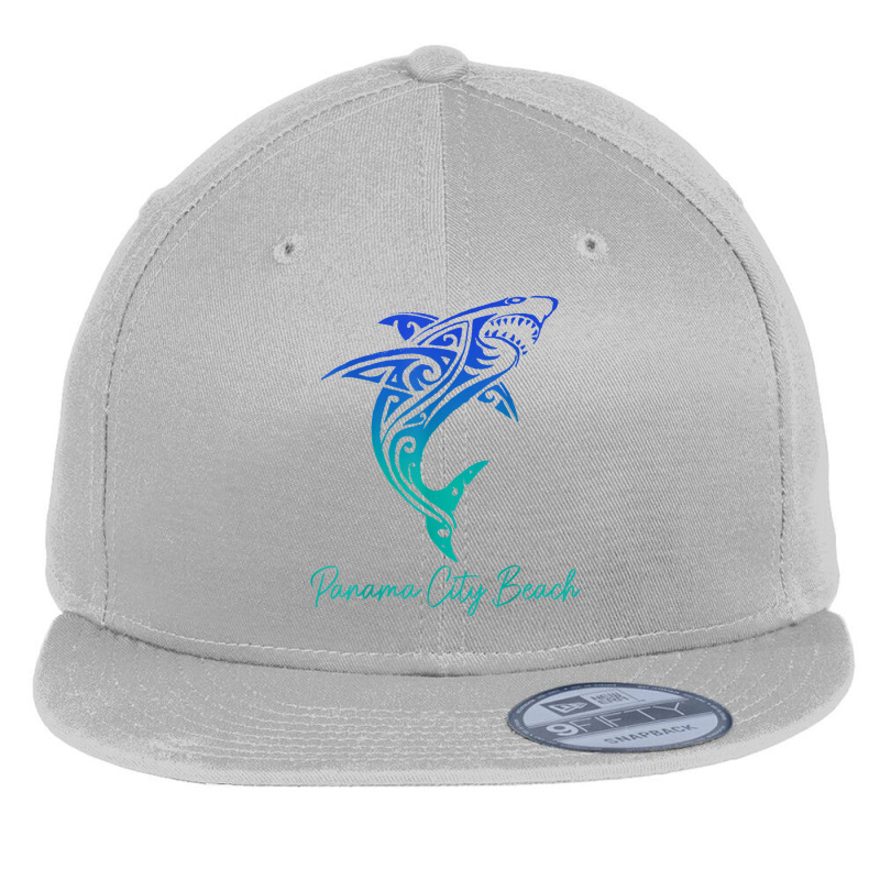 Panama City Beach Fl Shark Scuba Diving Surfer Florida Surf T Shirt Flat Bill Snapback Cap by cm-arts | Artistshot