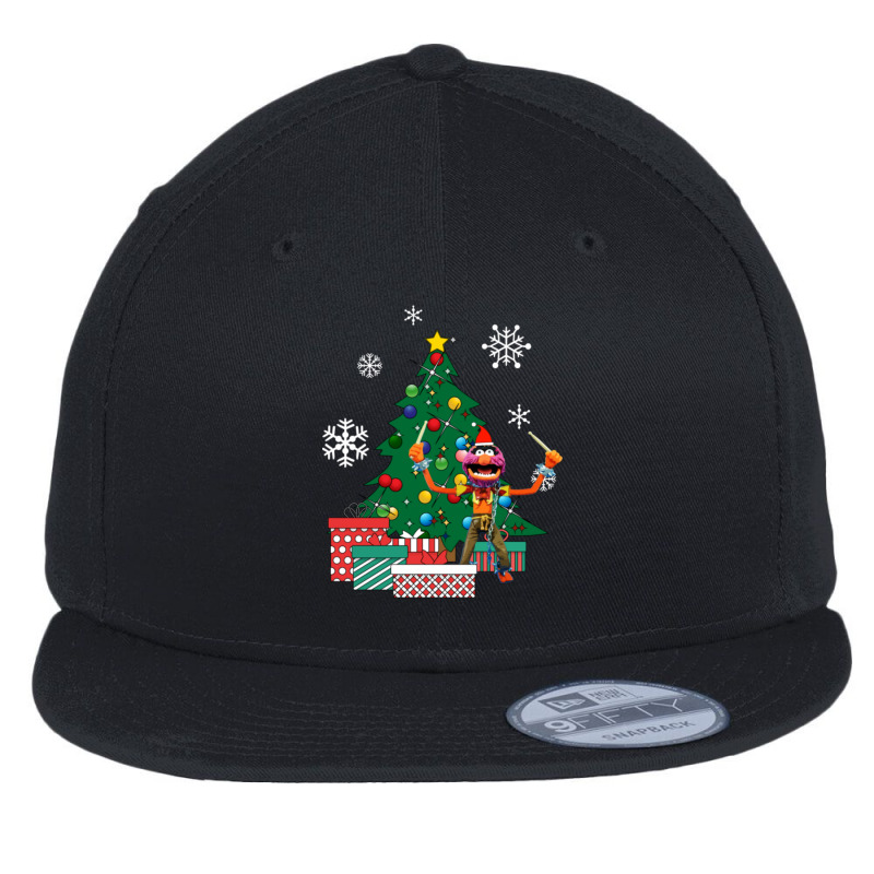 Animal Around The Christmas Tree Muppets Flat Bill Snapback Cap by Kenruhaea79 | Artistshot