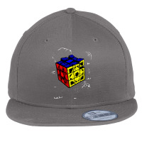 Rubik's Lament Configuration Rainbow, Rubik's Lament Configuration Rai Flat Bill Snapback Cap | Artistshot