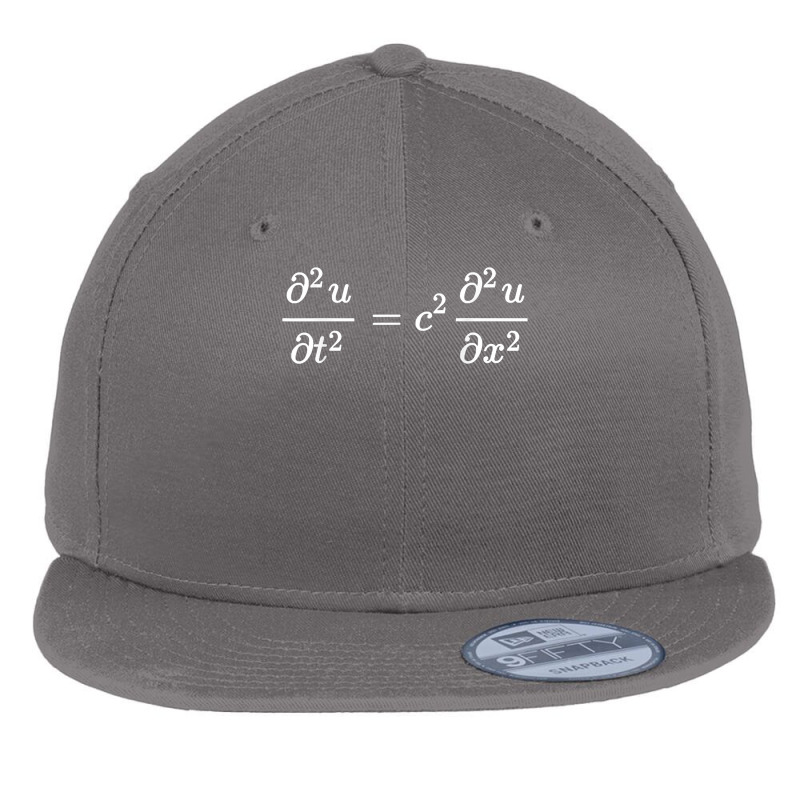 D'alembert Wave Equation In 1d, Physics And Science T Shirt Flat Bill Snapback Cap by chicoavsmaydav | Artistshot