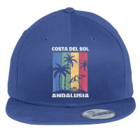 Costa Del Sol Souvenir   Andalusia Reminder Flat Bill Snapback Cap | Artistshot