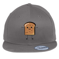 Cute Kawaii Banana Bread Graphic Flat Bill Snapback Cap | Artistshot