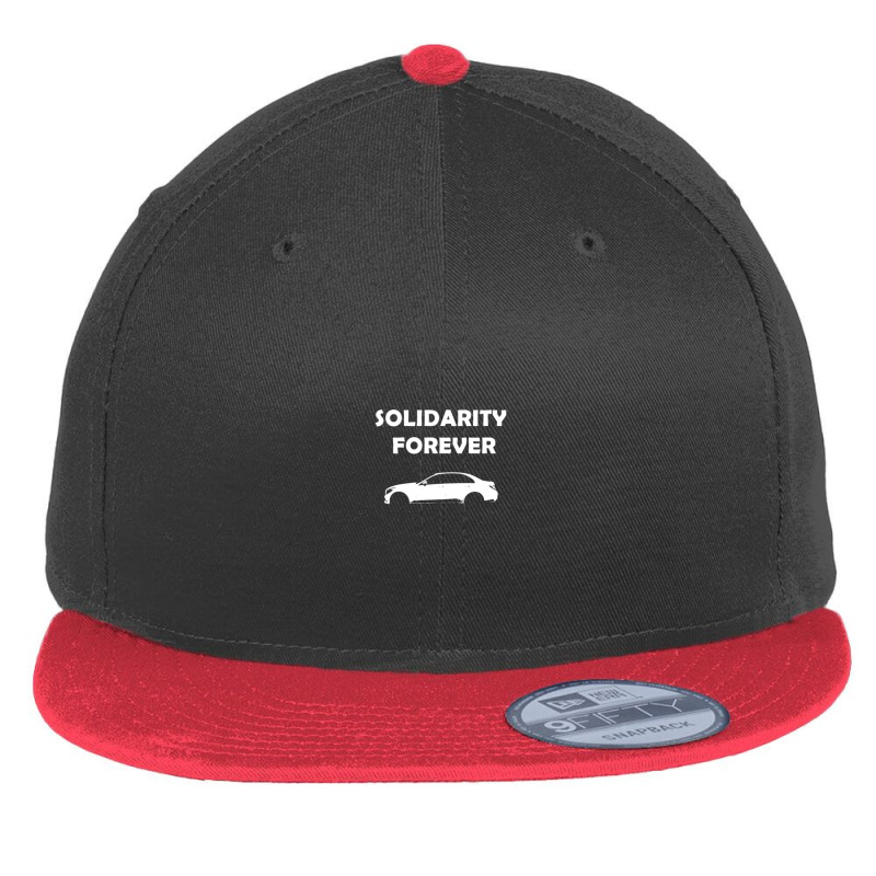 Solidarity Forever Slogan Products Flat Bill Snapback Cap | Artistshot