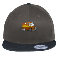 Sheriff Mini Van Cartoon Flat Bill Snapback Cap | Artistshot