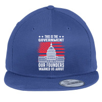 This Is The Government Our Founders Warned Us About   Copy Copy Copy C Flat Bill Snapback Cap | Artistshot