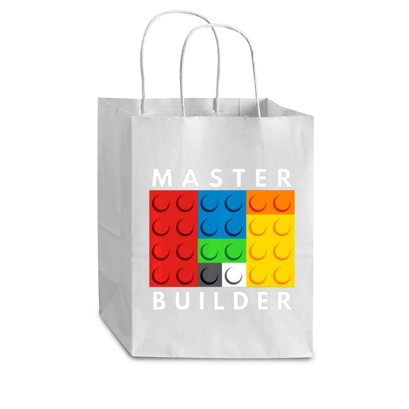 Master Builder Building Blocks Brick Builders Toys Gift Cub Paper Bag - 8 X 4 1/2 X 10 1/4 | Artistshot