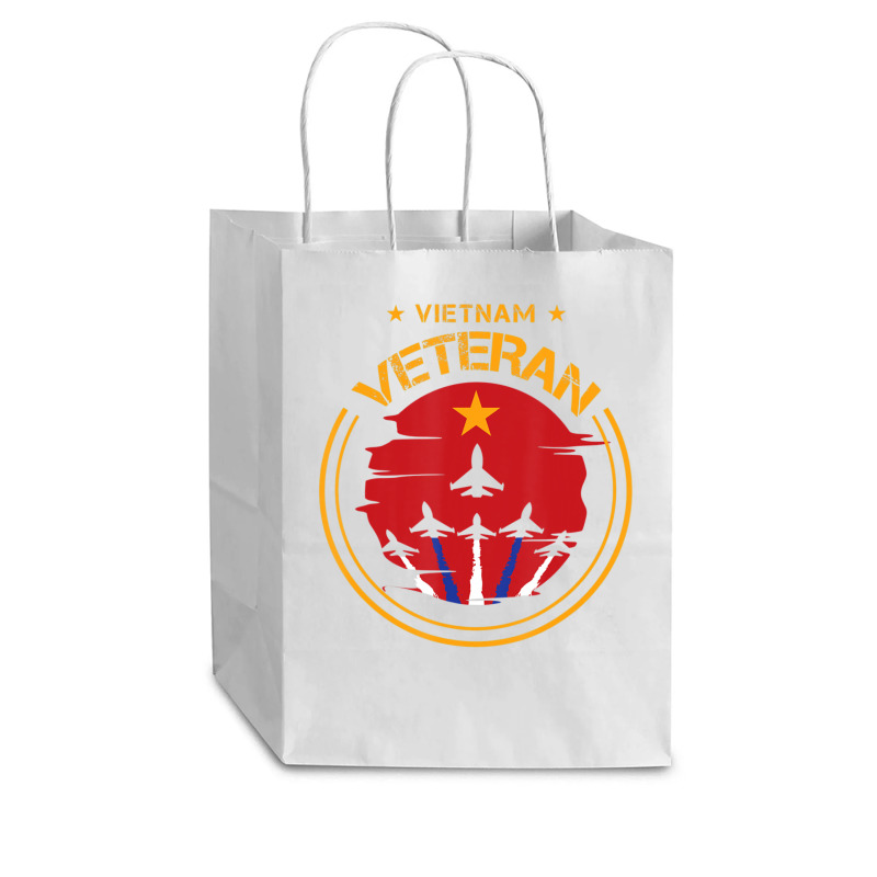 Mens Vietnam Veteran War Vet Soldier American Cub Paper Bag - 8 X 4 1/2 X 10 1/4 | Artistshot