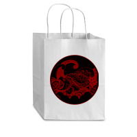 Giant Alligator Snapping Turtle - Japanese Style For Reptiles Lovers - Cub Paper Bag - 8 X 4 1/2 X 10 1/4 | Artistshot