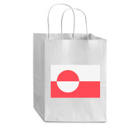 Awesome Greenland Flag Cub Paper Bag - 8 X 4 1/2 X 10 1/4 | Artistshot