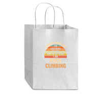 I'm Not Listening In My Head Funny Rock Climbing Gift Cub Paper Bag - 8 X 4 1/2 X 10 1/4 | Artistshot