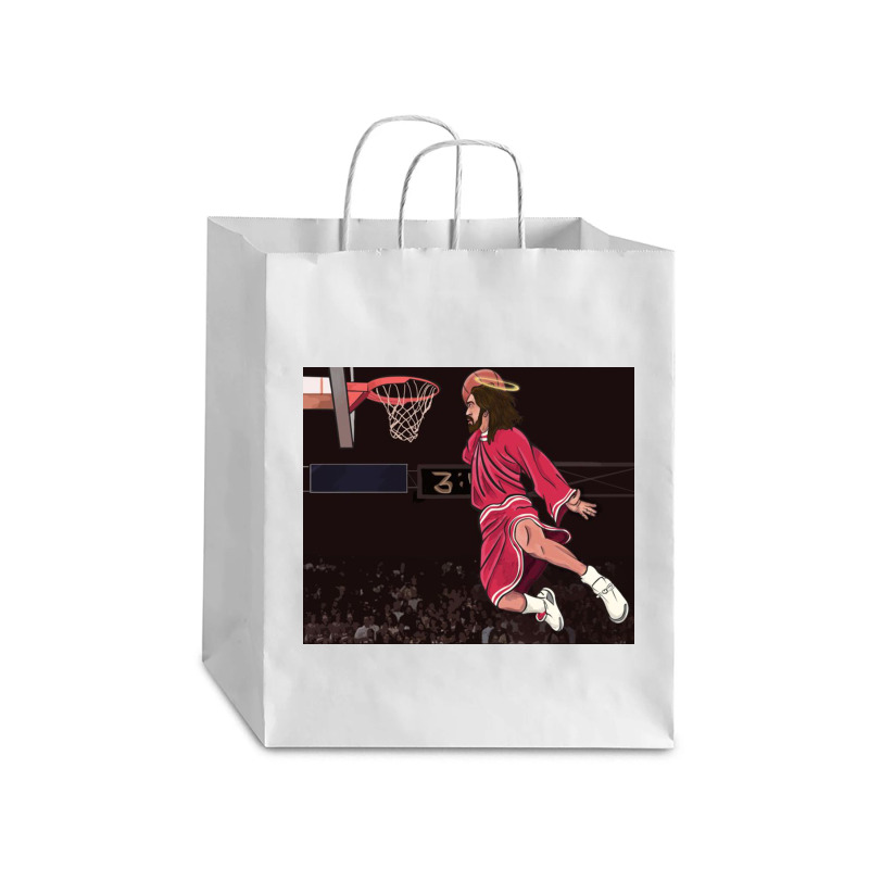 Could Jesus Ball Poster Debie Paper Bag - 10 X 5 X 13 | Artistshot