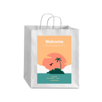 Welcome To Pterodactyl Home Debie Paper Bag - 10 X 5 X 13 | Artistshot