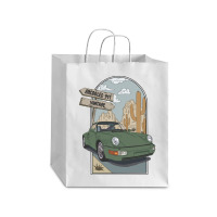 Olive Green 911 Vintage Debie Paper Bag - 10 X 5 X 13 | Artistshot