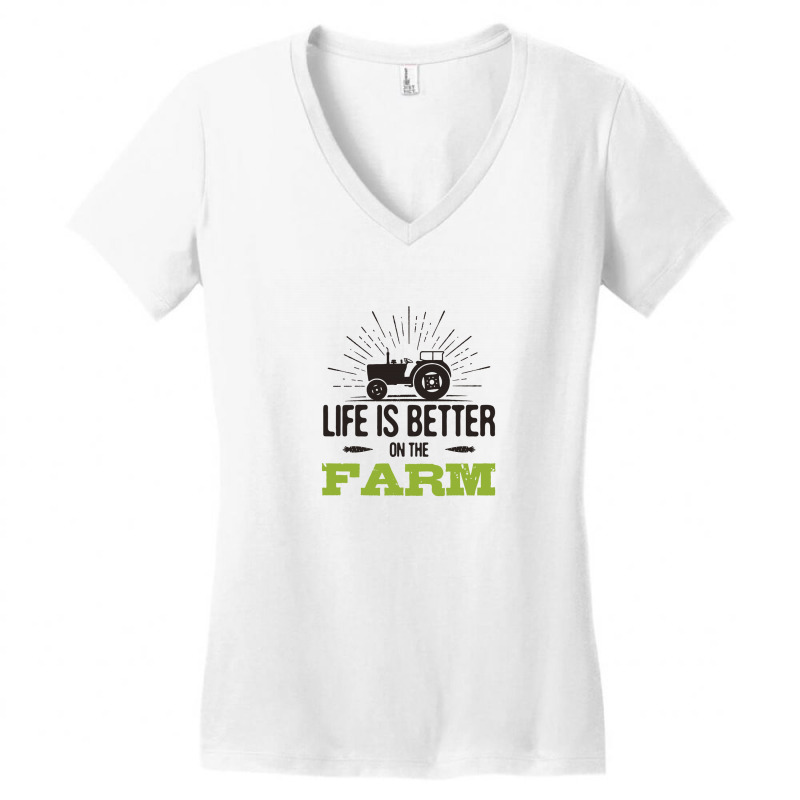 Farm Women's V-Neck T-Shirt by Disgus_Thing | Artistshot