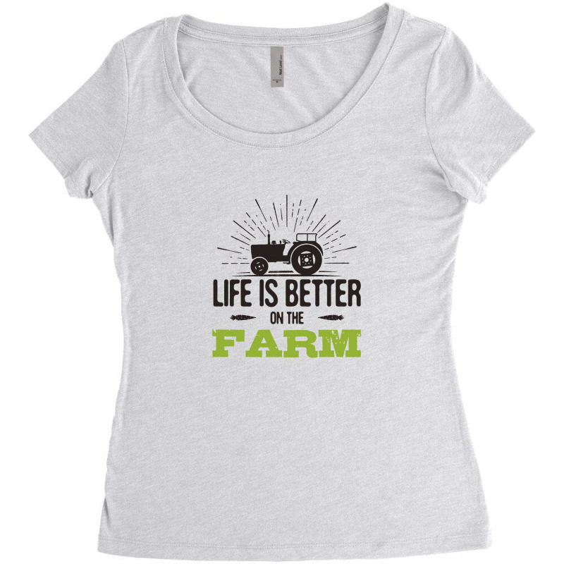 Farm Women's Triblend Scoop T-shirt by Disgus_Thing | Artistshot