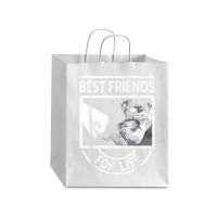 Schnauzer Best Friends For Life Tshirt Debie Paper Bag - 10 X 5 X 13 | Artistshot