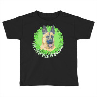 St Patricks Day Gift T  Shirt One Lucky Belgian Malinois Funny St. Pat Toddler T-shirt | Artistshot