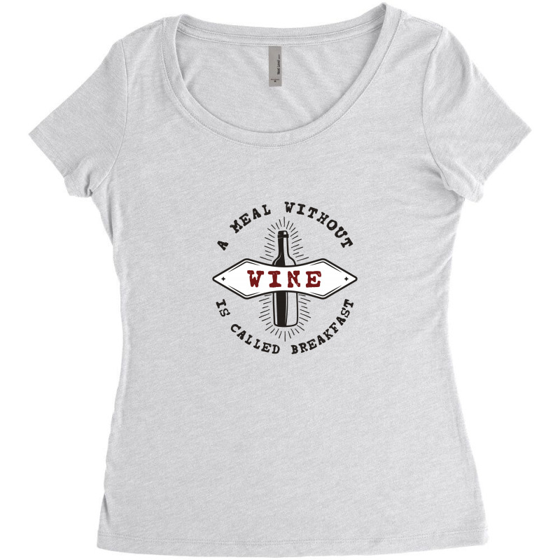 Wine Women's Triblend Scoop T-shirt by Disgus_Thing | Artistshot