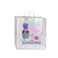 Girls Trip 2022 For Women Bahamas Bachelor Party Jumbo Paper Bag - 18 X 7 X 18 3/4 | Artistshot