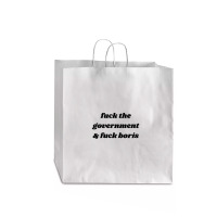 Fuck Boris Jumbo Paper Bag - 18 X 7 X 18 3/4 | Artistshot