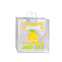 Lemonade Stand Founder And Ceo Premium T Shirt Jumbo Paper Bag - 18 X 7 X 18 3/4 | Artistshot